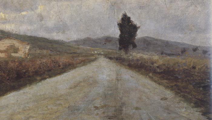 Amedeo Modigliani Small Tuscan Road (mk39) Spain oil painting art